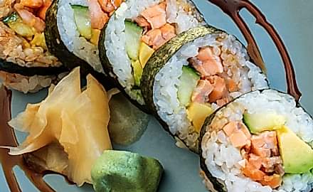 Classic rolled sushi